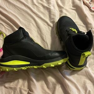 Adidas prime green reflective football cleats kids 5